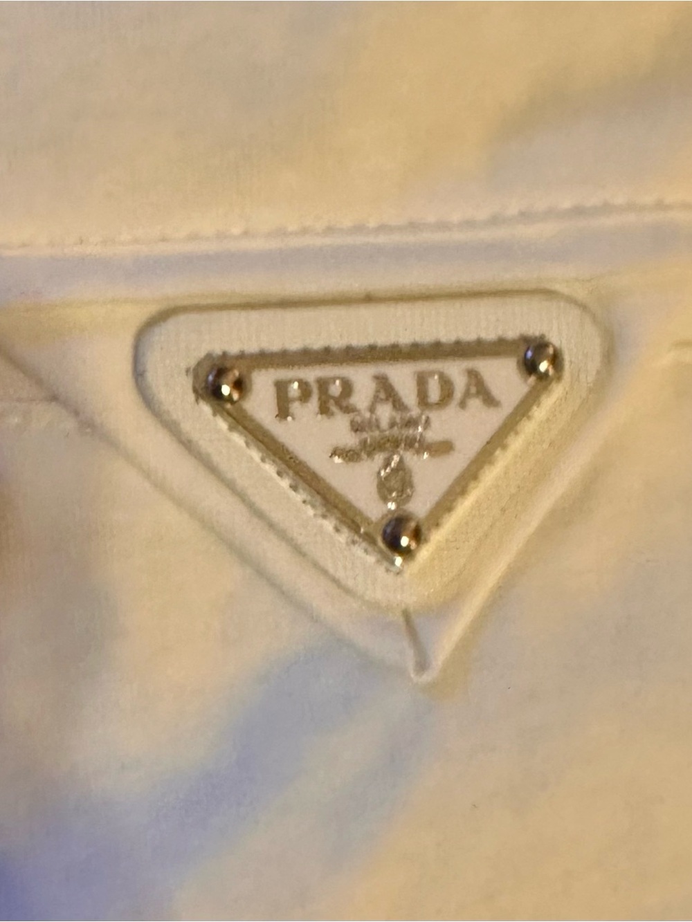 Prada White light weight hoodie - Picture 2 of 3